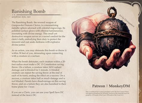 dnd dynamite|bomb dnd 5e.